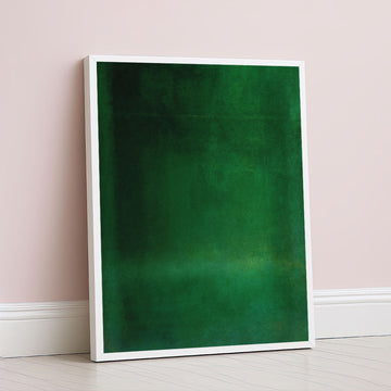 Mark Rothko Style Green Color Field Canvas Wall Art