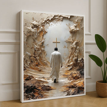 Spiritual Journey Toward Light Canvas Wall Art