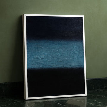 Mark Rothko Blue And Black Canvas Wall Art