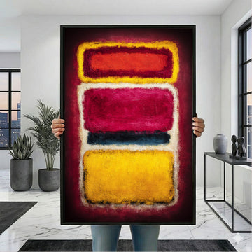 Mark Rothko Red And Yellow Canvas Wall Art