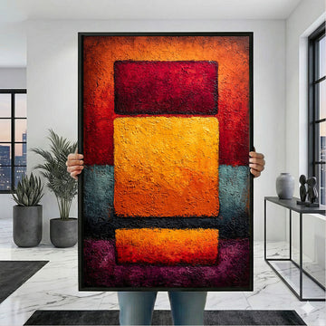 Mark Rothko Red And Orange Canvas Wall Art