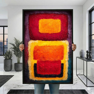 Mark Rothko Red And Orange Canvas Wall Art
