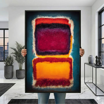 Mark Rothko Red And Orange Canvas Wall Art