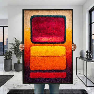 Mark Rothko Red And Orange Canvas Wall Art