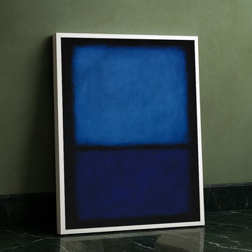 Mark Rothko Blue And Navy Canvas Wall Art