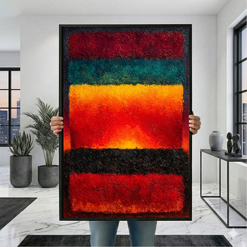 Mark Rothko Red And Yellow Canvas Wall Art