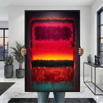 Mark Rothko Red And Orange Canvas Wall Art