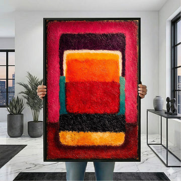 Mark Rothko Red And Orange Canvas Wall Art