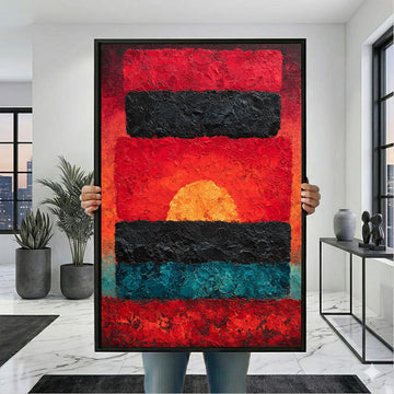 Mark Rothko Red And Black Canvas Wall Art