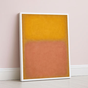 Mark Rothko Style Color Field Canvas Wall Art In Warm Hues