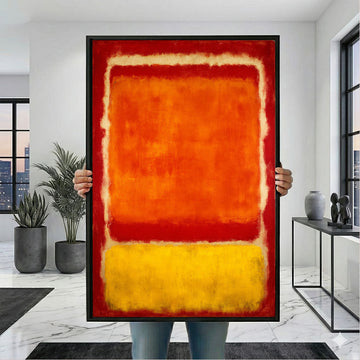 Mark Rothko Red And Yellow Canvas Wall Art