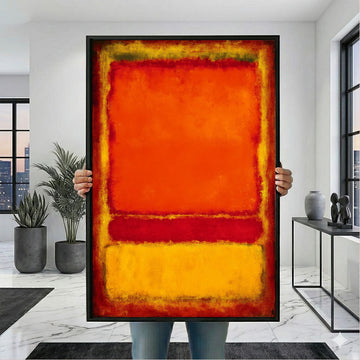 Mark Rothko Orange And Yellow Canvas Wall Art