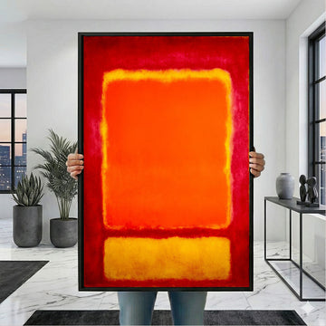 Mark Rothko Red And Orange Canvas Wall Art