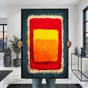 Mark Rothko Red And Yellow Canvas Wall Art