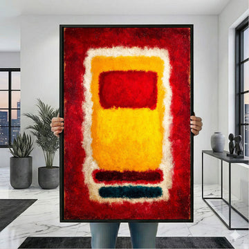 Mark Rothko Red And Yellow Canvas Wall Art