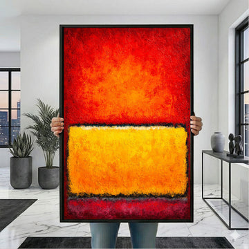 Mark Rothko Red And Yellow Canvas Wall Art