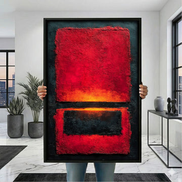 Mark Rothko Red And Black Canvas Wall Art