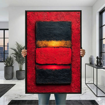Mark Rothko Red And Black Canvas Wall Art