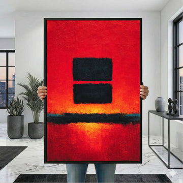 Mark Rothko Red And Black Canvas Wall Art