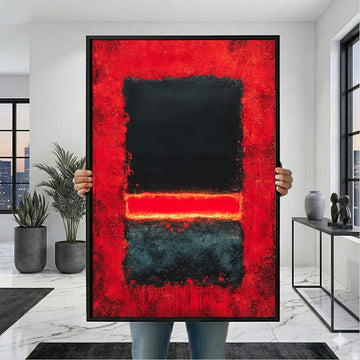 Mark Rothko Red And Black Canvas Wall Art