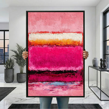 Mark Rothko Pink And Orange Canvas Wall Art