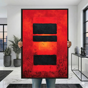 Mark Rothko Red And Black Canvas Wall Art