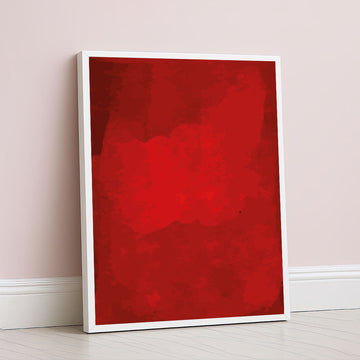 Mark Rothko Style Red Color Field Canvas Wall Art