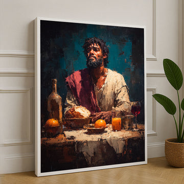 Renaissance Style Last Supper Inspired Canvas Wall Art