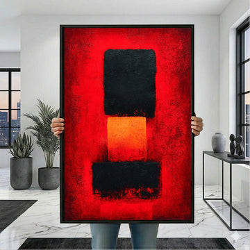 Mark Rothko Red And Black Canvas Wall Art