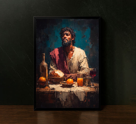 Renaissance Style Last Supper Inspired Canvas Wall Art