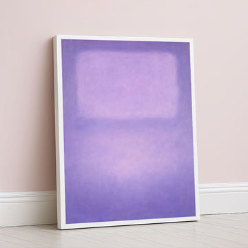 Mark Rothko Inspired Purple Color Field Canvas Wall Art