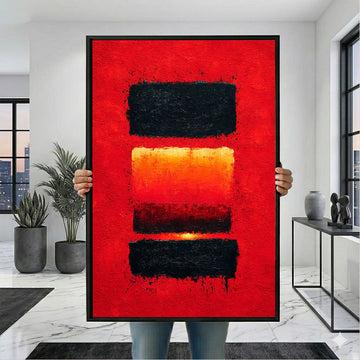 Mark Rothko Red And Black Canvas Wall Art
