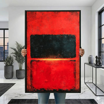 Mark Rothko Red And Black Canvas Wall Art
