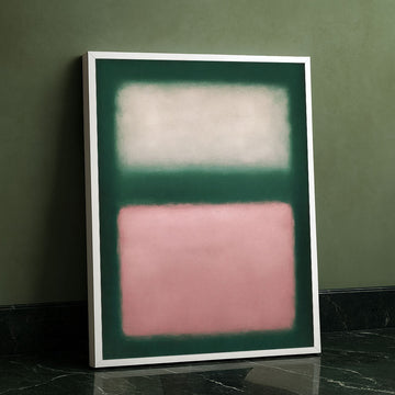 Mark Rothko Green And Pink Canvas Wall Art