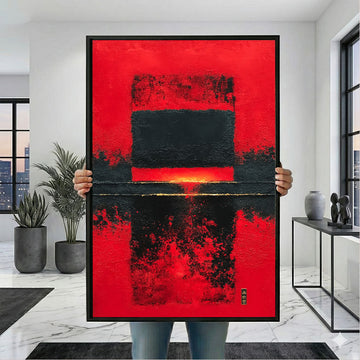 Mark Rothko Red And Black Canvas Wall Art