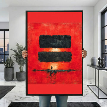Mark Rothko Red And Black Canvas Wall Art