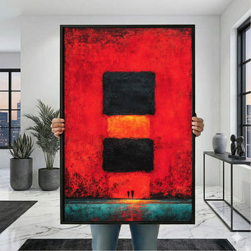 Mark Rothko Red And Black Canvas Wall Art