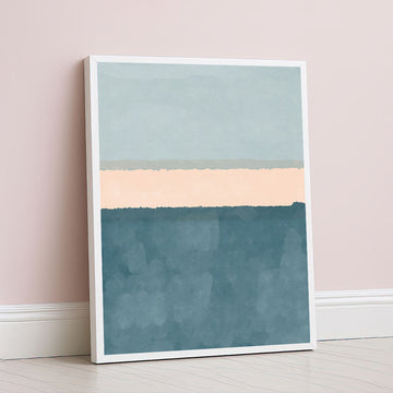 Rothko Style Tranquil Color Field Canvas Wall Art