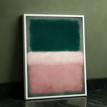 Mark Rothko Green And Pink Canvas Wall Art
