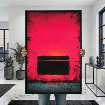 Mark Rothko Red And Black Canvas Wall Art