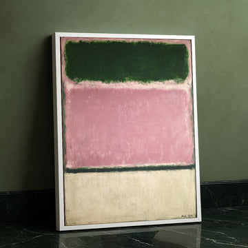 Mark Rothko Green And Pink Canvas Wall Art
