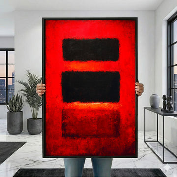 Mark Rothko Red And Black Canvas Wall Art