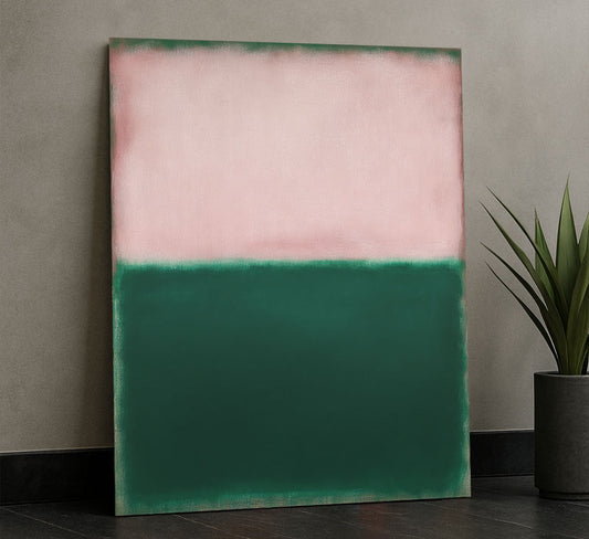 Mark Rothko Pink And Green Canvas Wall Art