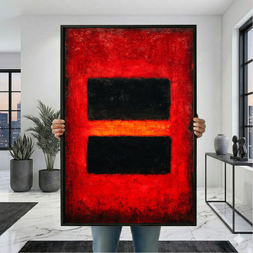Mark Rothko Red And Black Canvas Wall Art