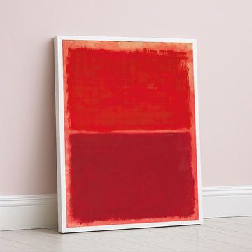 Mark Rothko Inspired Red Color Field Canvas Wall Art