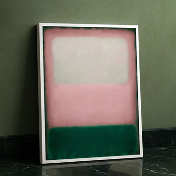 Mark Rothko White And Pink Canvas Wall Art