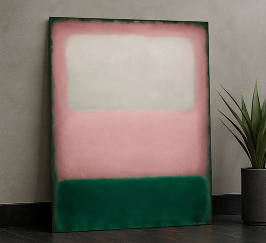 Mark Rothko White And Pink Canvas Wall Art