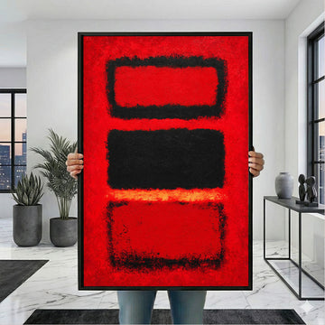 Mark Rothko Red And Black Canvas Wall Art