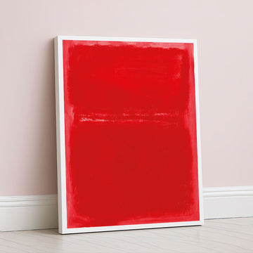 Mark Rothko Inspired Red Color Field Canvas Wall Art