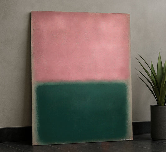 Mark Rothko Pink And Green Canvas Wall Art